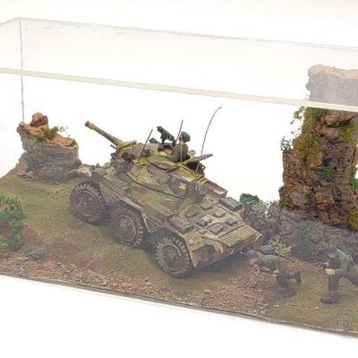 WWII US Military Toy Soldier Diorama