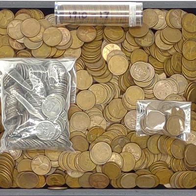 (891) Wheat & Steel Lincoln Pennies