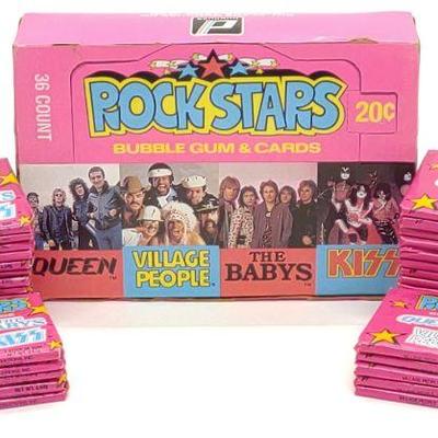1979 Donruss Rock Stars Card Set w/ Original Box