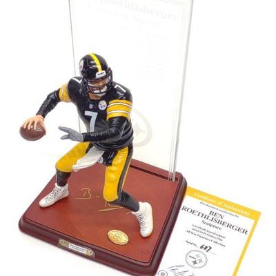 Steelers Ben Roethlisberger Football HOF Figurine