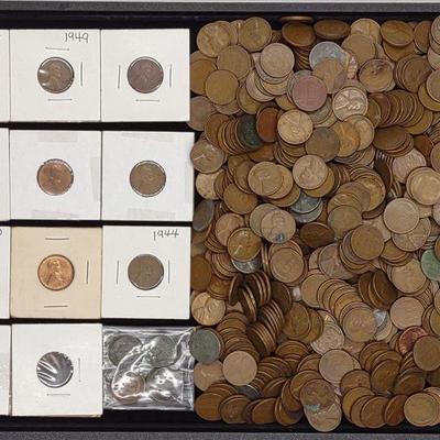 (920) Wheat & Indian Head Pennies