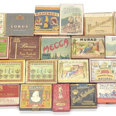 (26) Antique Cigarette Boxes / Packs