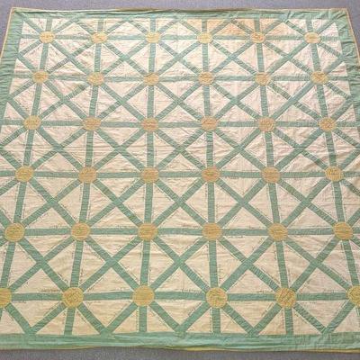 Antique PA Friendship Signature Quilt (612 Names)