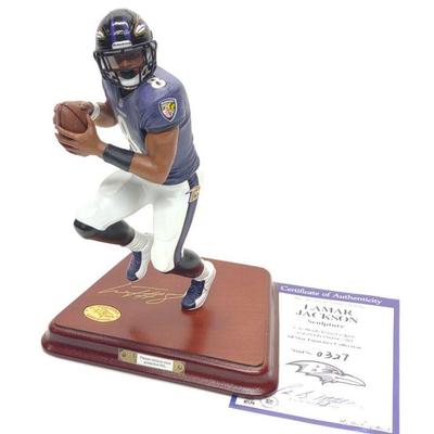 Ravens Lamar Jackson Football Player Figurine