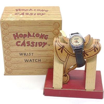 1950 Hopalong Cassidy Wrist Watch w/ Original Box