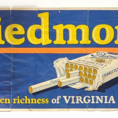 Vintage Piedmont Cigarettes Advertising Poster