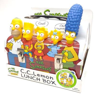The Simpsons C.C. Lemon Tin Lunch Box w/ Box