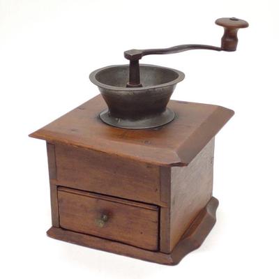 19th C. Dovetail Coffee Grinder / Mill