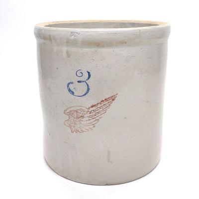 3 Gal. Red Wing Crock