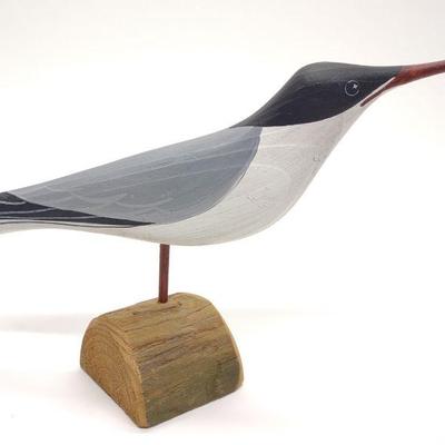 Carved Common Tern Shorebird Decoy