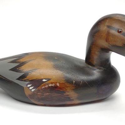 Folk Art Style Mallard Hen Duck Decoy
