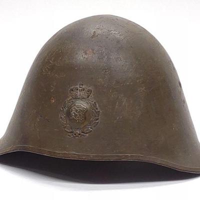 1935 WWII Danish M23 Military Helmet (No. 69119)