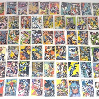 Complete 1966 Topps Batman Black Bat Card Set 1-55