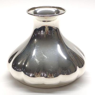 Tiffany & Co Sterling Silver Lobed Vase