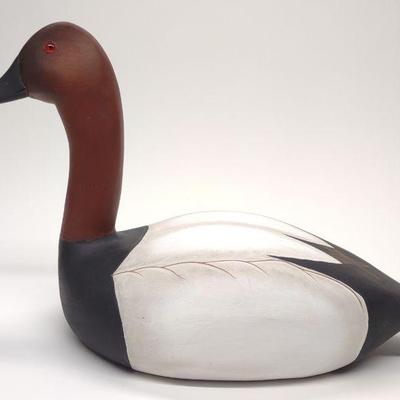 Doug Gates Alert (High Neck) Canvasback Duck Decoy