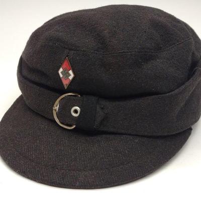 WWII German Hitler Youth M43 Field Cap w/ RZM Tag