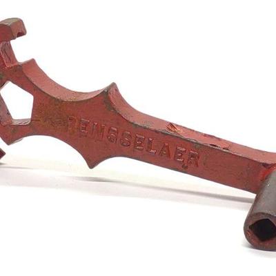 Antique Rensselaer Cast Iron Fire Hydrant Wrench
