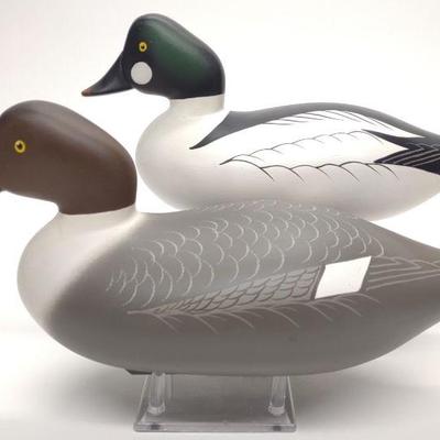 Charlie Bryan Goldeneye Hen & Drake Duck Decoys
