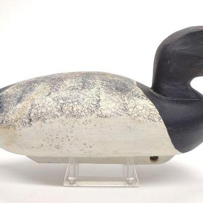 George Schaub Branded Bluebill Duck Decoy