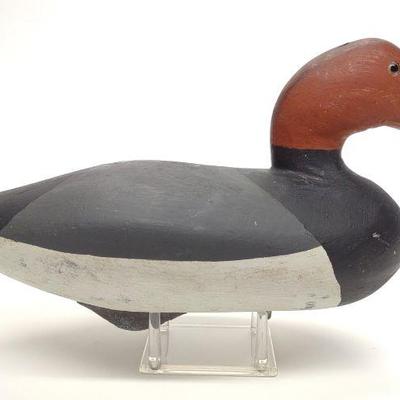 Upper Bay Redhead Drake Duck Decoy