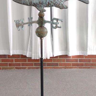 Antique Copper Fish Weathervane
