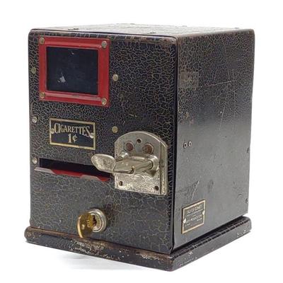 1 Cent Silver Comet Cigarette Vending Machine