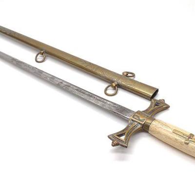 Antique Masonic Knights Templar Dress Sword