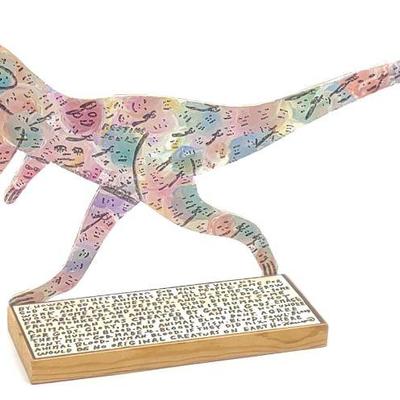 Howard Finster (1916-2001) Dinosaur Folk Art