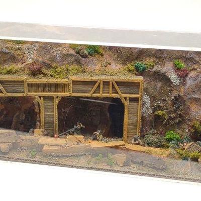 WWII US Military Toy Soldier Diorama