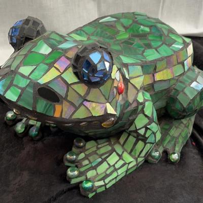 Decorative Mosaic Glass Frog