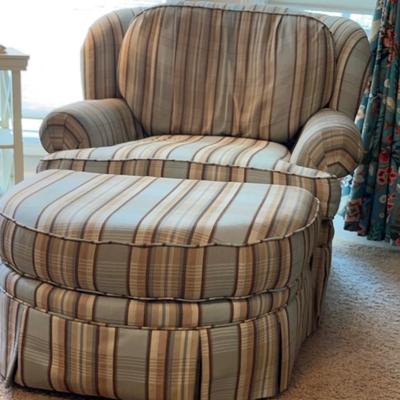 Oversized ArmChair & Ottoman