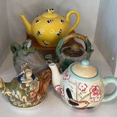 Animal Themed Teapots