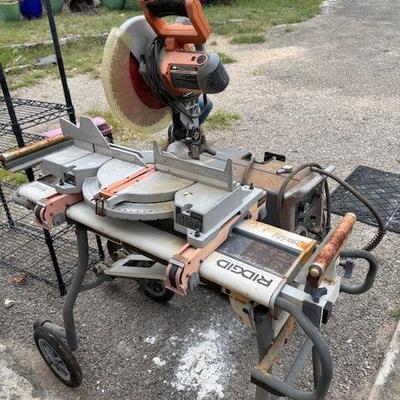 Ridgid miter saw 