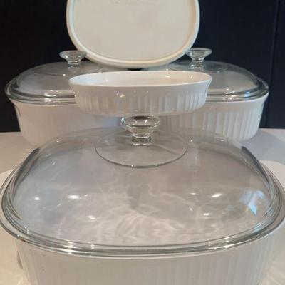 Corningware French White Dishes