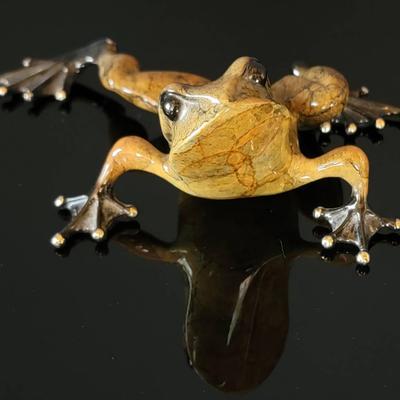 "Toady" - Original Tim "Frogman" Cotterill Bronze Sculpture