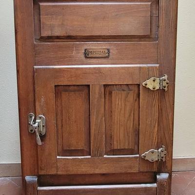 Antique Imperial Oak Ice Chest
