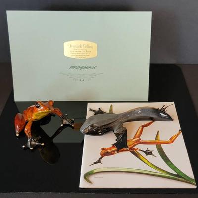 "Newt" & "Pippin" - Original Tim "Frogman" Cotterill Bronze Sculptures (2)