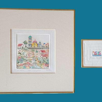 Original Domingo Block Paintings (2)