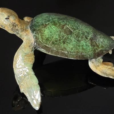 Green Sea Turtle - Original Brian Arthur Bronze Sculpture (14/100)