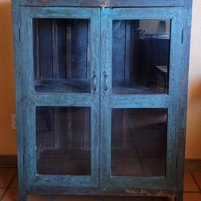 Vintage Green Cabinet