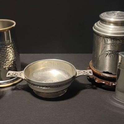 Made of Pewter: (5) Unique Pieces