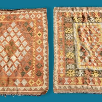 Pair of Maimana Kilim Rugs