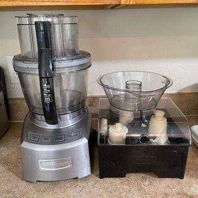 Cuisinart food processor with attachments