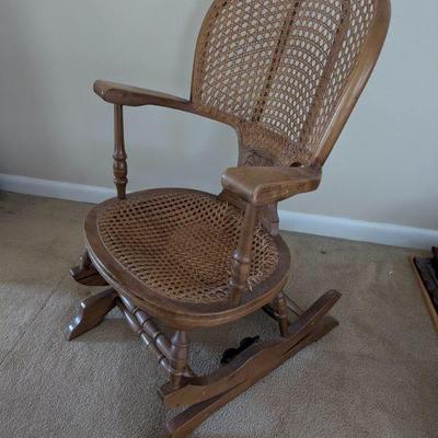 Antique Victorian Caned Chair