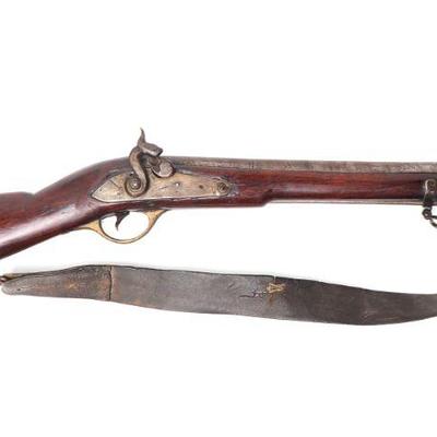 Lot 90 antique percussion blunderbuss 19th c.