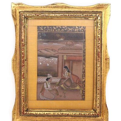 Lot 149 islamic ablution illuminated manuscript painting, 17th c.