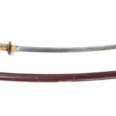 Lot 60 japanese katana scabbard, shinshinto period 1781 1876