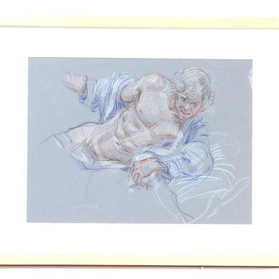 Lot 143 drawing of in bed by paul cadmus 1904 1999
