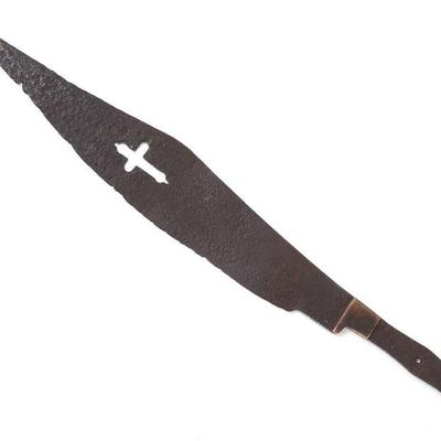 Lot 22 14th 16th c iron spanish dagger