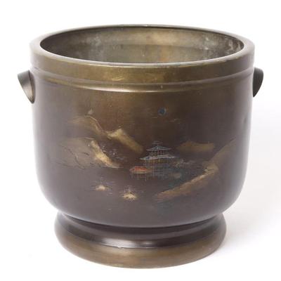 Lot 252 beautiful japanese hibachi late 19th century
